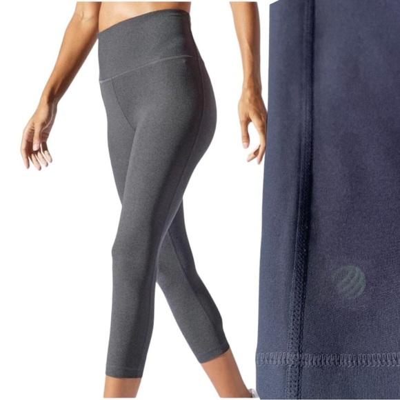 MPG High Waisted Dashing Purple - Capri Performance Capri Pants Size S NEW - Picture 1 of 15